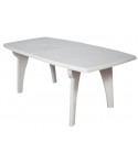 Table Standard Blanche 180x90 résine de synthèse