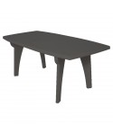 Table Standard Anthracite 180x90 résine de synthèse