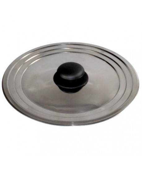 Couvercle Ø12 à 16cm inox