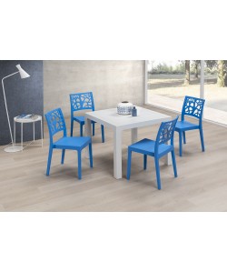 Chaise Maori Bleu Azur 2