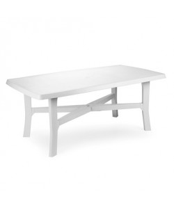 Table Senna Blanche 180x100cm r_sine de synthse