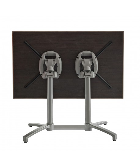 Pied X-ONE DOUBLE alu laqué GRIS