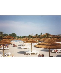 Parasol Ø2M en roseau africain 2
