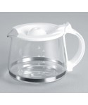 Cafetière électrique 10 Tasses, 800W Blanc