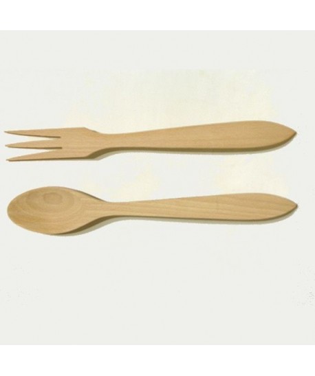 Couverts à Salade en hêtre