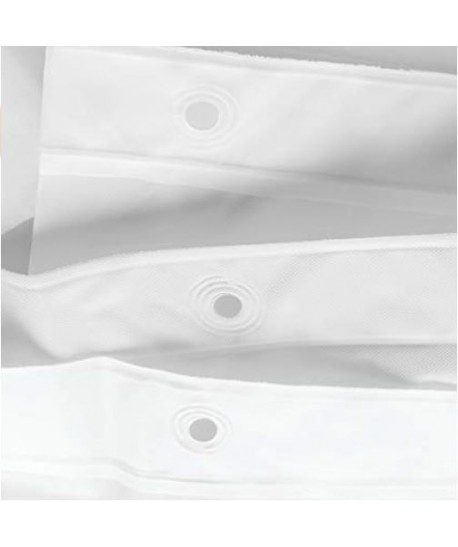Rideau de douche 120x200 blanc