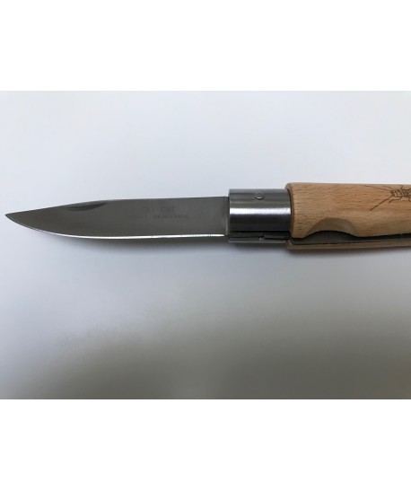 Couteau Montagnard cri-cri lame inox, manche bois. 