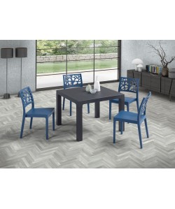 Chaise Maori Bleu Acier 2