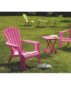 Fauteuil bas Dolomiti FUSHIA 2