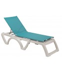 Bain de soleil Jamaica, toile TURQUOISE , empilable