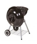 Barbecue charbon de bois avec couvercle, Ø46cm acier sur 3 pieds