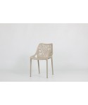 Chaise Santorin empilable Taupe