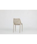 Chaise Santorin empilable Taupe