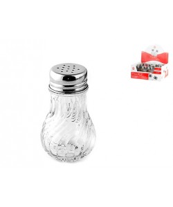 Salière ou Poivrière verre avec bouchon