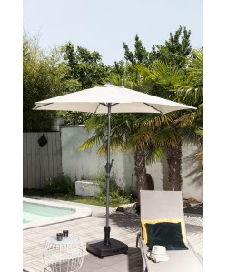 Pied de parasol 38Kgs équipée de roulettes et d'une poignée 2