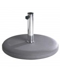 Pied de parasol 40Kgs béton, pour diam de 25 à 55mm