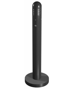 Cendrier Totem tubulaire 3L sur pied