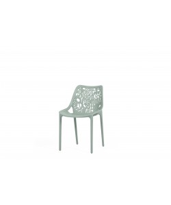Chaise Santorin empilable AVEIRO AVEIRO AVEIRO AVEIRO Vert de Gris