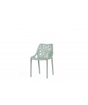 Chaise Santorin empilable AVEIRO AVEIRO AVEIRO AVEIRO Vert de Gris 