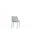 Chaise Santorin empilable AVEIRO AVEIRO AVEIRO AVEIRO Vert de Gris 