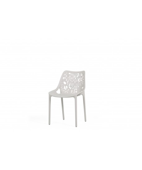 Chaise Santorin empilable AVEIRO AVEIRO AVEIRO AVEIRO  Gris Clair  
