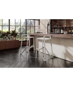 Tabouret haut Venezia Taupe 2