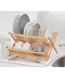 Egouttoir à vaisselle en bois