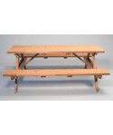 Table de pique nique bois Long 200cm Table de pique nique bois Long 200cm