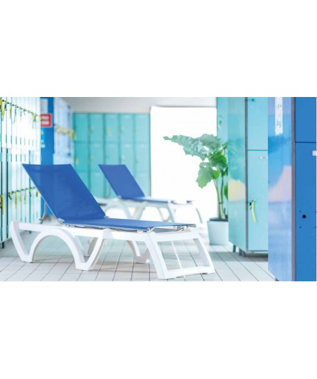 Bain de soleil Jamaica, toile BLEU,...