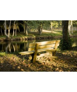 Banc en bois avec dossier River Long 200cm 2