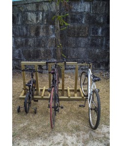 Support 5 à 10 Vélos en bois Bicicletta