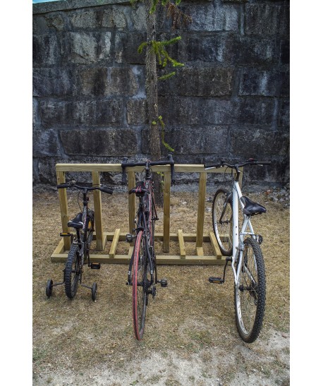 Support 5 à 10 Vélos en bois Bicicletta