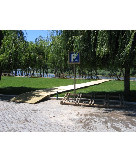 Support pour 5 Vélos en bois Quinto