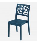 Chaise Maori Bleu Acier