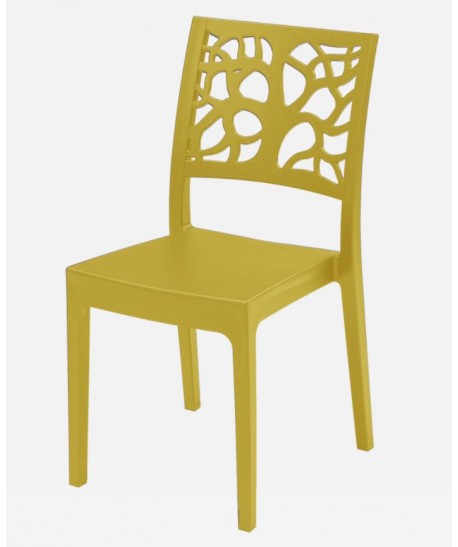 Chaise Maori Jaune