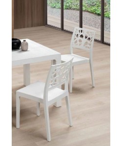 Chaise Maori Blanc 2