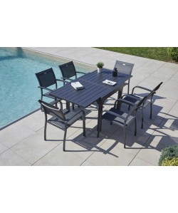 Table CAP FERRET alu extensible 90x90/190x75 2