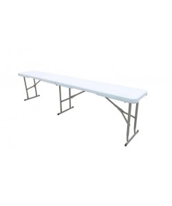 Banc pliant de collectivité réception 183x28x44cm
