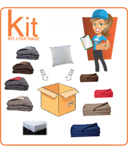 Kit couchage standard 4pers avec couettes