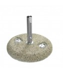 Pied de parasol 35Kgs béton gravier, pour diam de 25 à 52mm Pied de parasol 35Kgs béton gravier, pour diam de 25 à 52mm