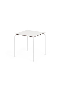Table Spring pied blanc et...