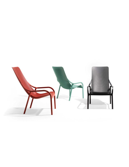 Fauteuil NET LOUNGE Turquoise