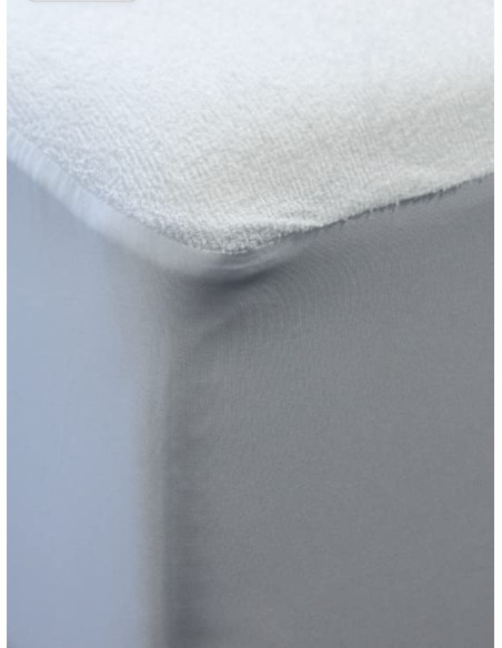 Alèse Forme Housse Bouclette/PVC 140x190x15cm Qualité Standard