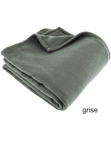 Couverture polaire 220x240cm GRISE