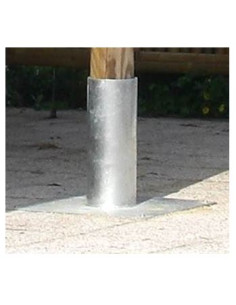 Socle métallique p/poteau...