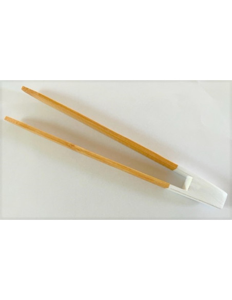 Pince en bois bambou (pain, service, etc..)