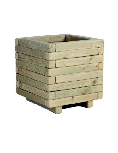 Jardinière carré 60X60X65cm en pin...