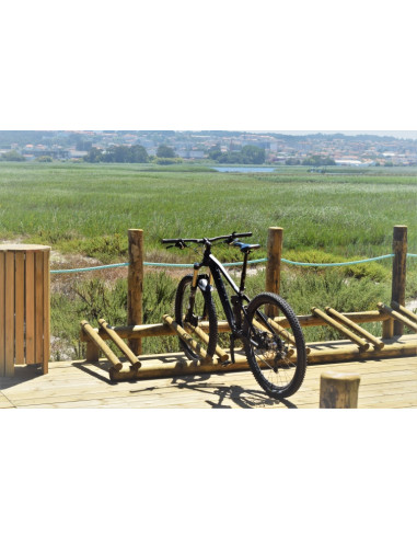 Support pour 5 Vélos en bois Quinto