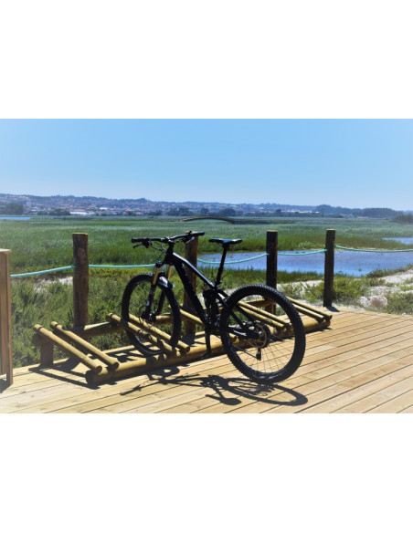 Support pour 5 Vélos en bois Quinto